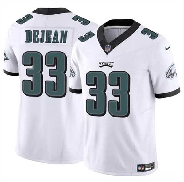 Men & Women & Youth Philadelphia Eagles #33 Cooper DeJean White 2024 Draft F.U.S.E. Vapor Untouchable Limited Stitched Jersey->philadelphia eagles->NFL Jersey